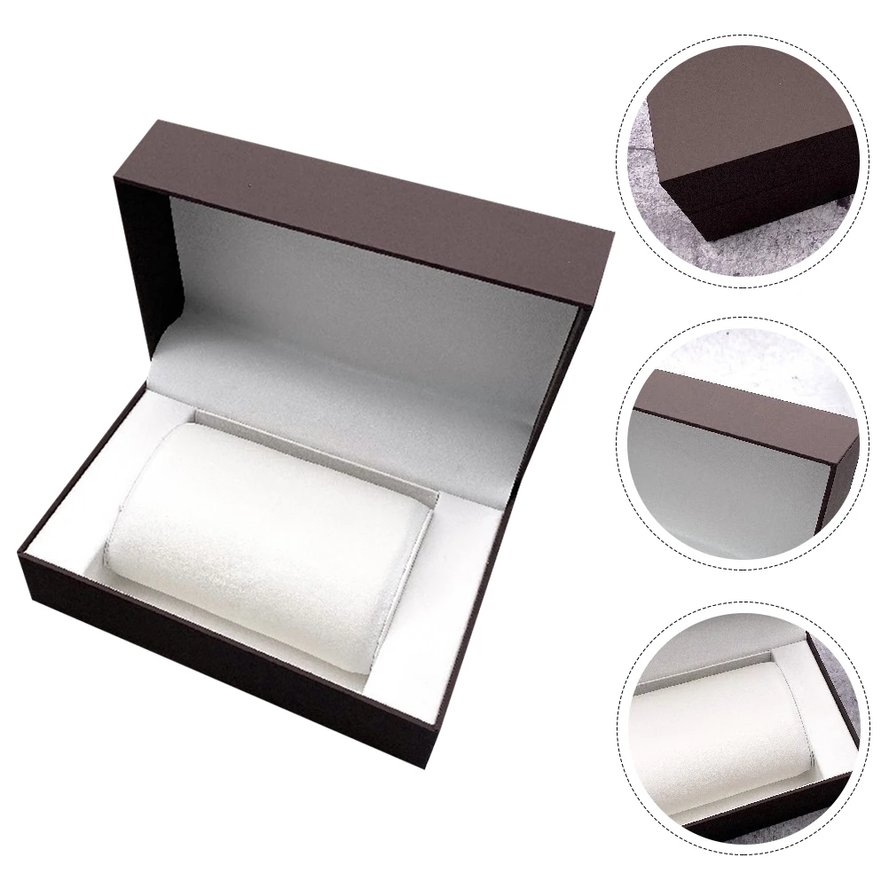 

Pu Watch Jewelry Box Storage Organizer Display Case Travel Dustproof Scratch Resistant Elegant
