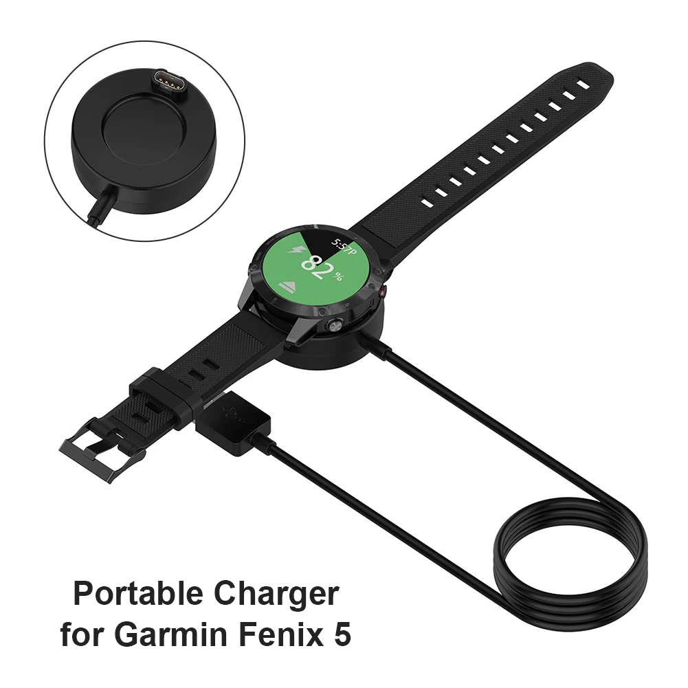 Ladekabel Dock Station Netzteil USB Ladegerät Dock Basis Ladekabel Adapter für Garmin Fenix 5/Forerunner 55