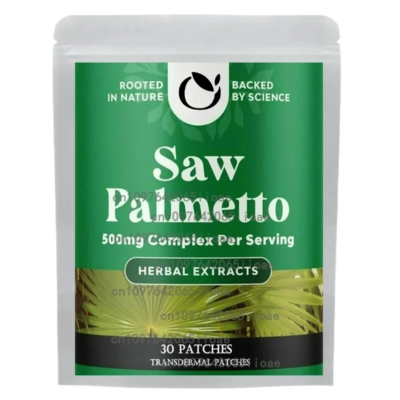 

30-пластыри Saw Palmetto Transdermal Patches Энергия роста волос