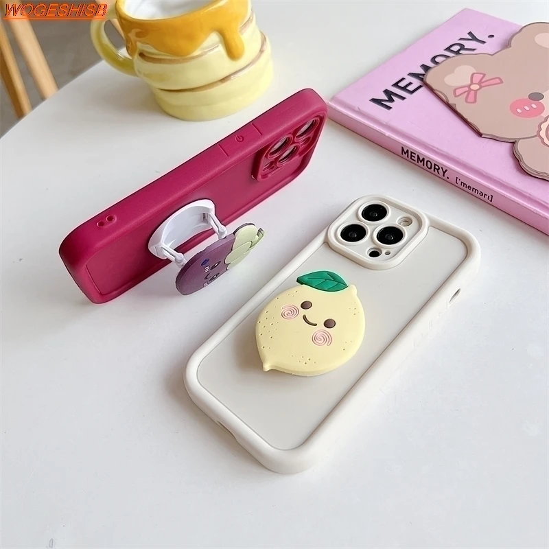 Cute Cartoon Case For Honor Magic 6 Pro 5 4 Lite 3 Play 50 40 30 Plus 8T 7T 9X 8X 8A 20 Foldable Stand Phone Holder Cover Fundas