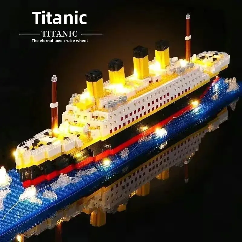 Совместимая-модель-круизного-корабля-lego-titanic-сцена-айсберга-для-девочек-сборная-игрушка-микро-алмазные-частицы-строительные-блоки-образовательные