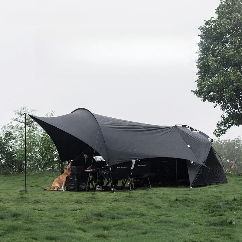 Outdoor shading automatic tent for both weather and rain convenient outdoor camping pavilion rain and sun protection