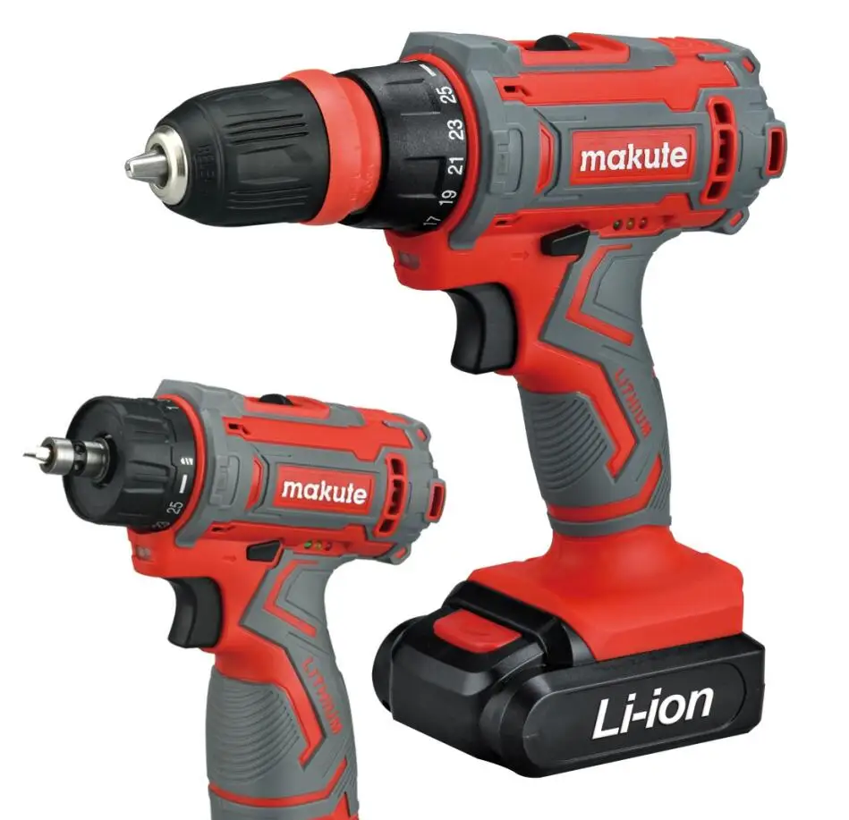 12v Impact Lithium Mini Red Handy Brushless Set Cordless Drill CD027