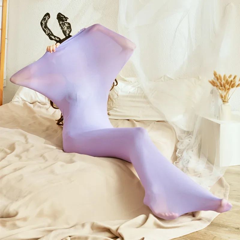 Velvet Mummy Stockings Full Body Wrap One-Piece Zentai Tights All-Inclusive Sleeping Bag Bondage for Unique Fashion And Roleplay - view 4