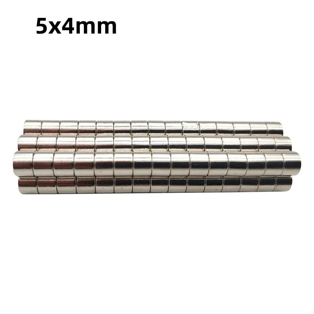 Ímã de cilindro forte 5x4mm 5mm * 4mm ímã redondo 5x4mm mini ímã pequeno 5*4mm para geladeiras domésticas, escritórios diy
