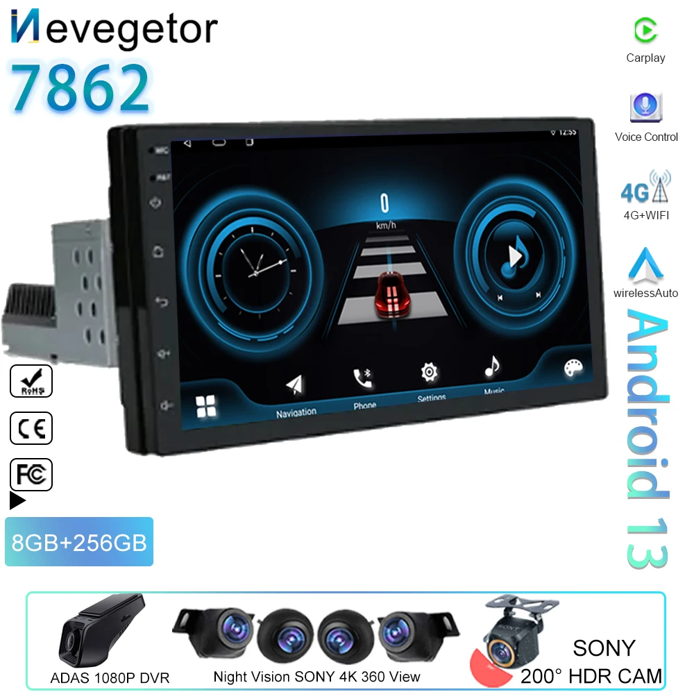 For Peugeot Expert 2007 - 2016 7 Inch Video Player Android Auto Car Radio GPS Navigation Multimedia Stereo Carplay No 2din DVD