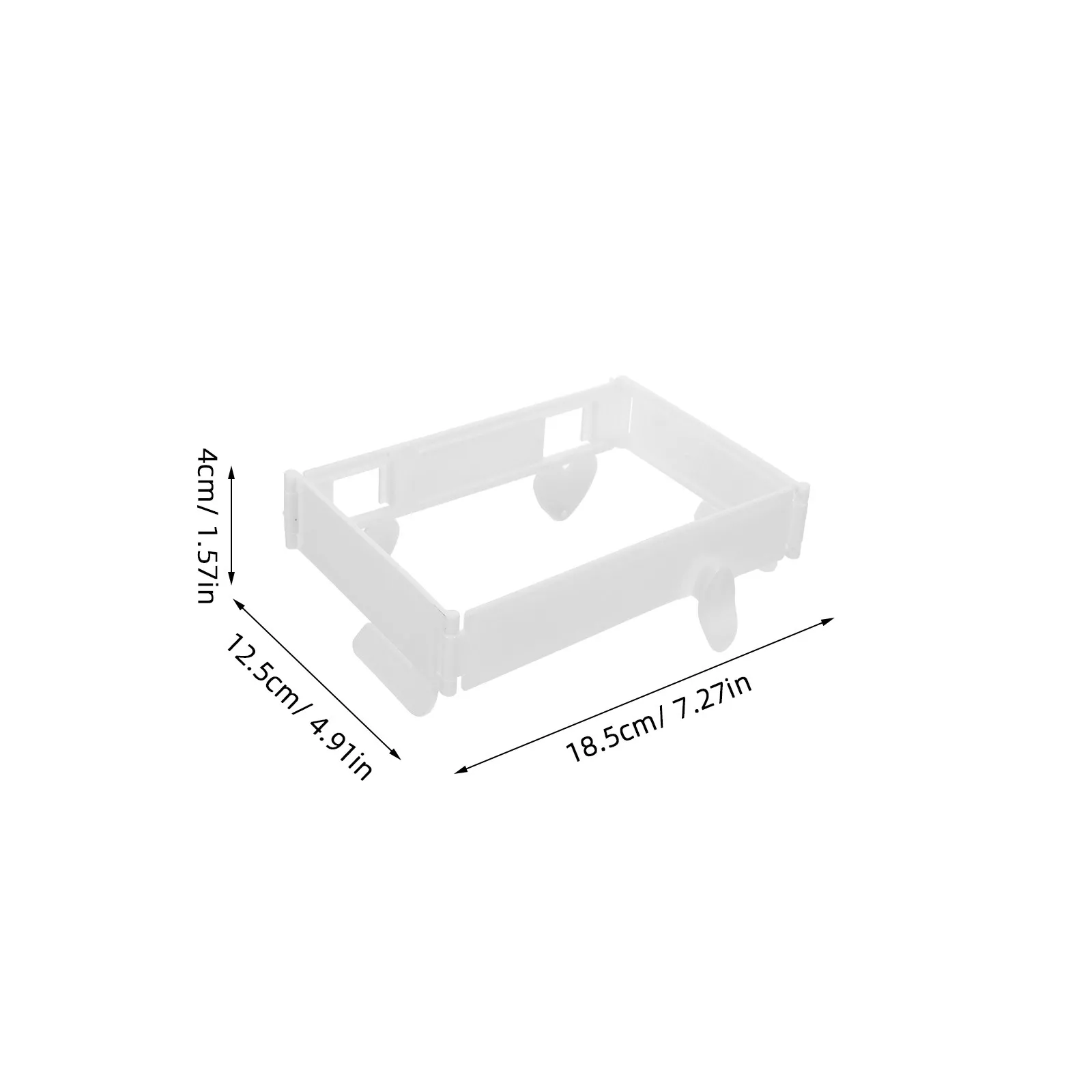 Foldable Wall Mounted Garbage Bag Holder Organizer No-drill Kitchen Waste Trash Fixing Countertop Pantry Use