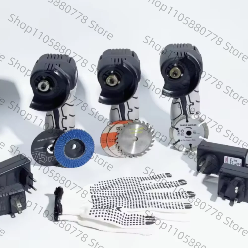Household Mini Angle Grinder Polishing Machine 16.8V Lithium Battery Small Cutting Machine Handheld