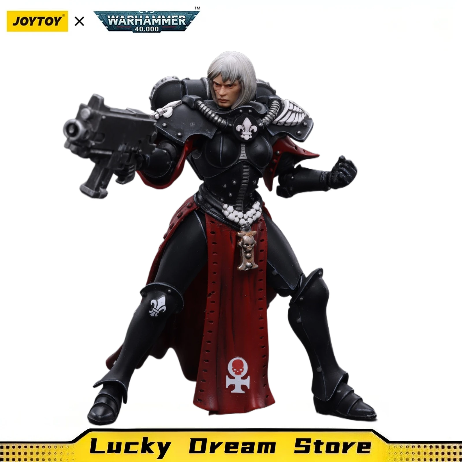 【JOYTOY】1/18 Figura de acción Warhammer 40K Adepta Sororitas Hermana de batalla Hermana Noyallen Modelo de juguete