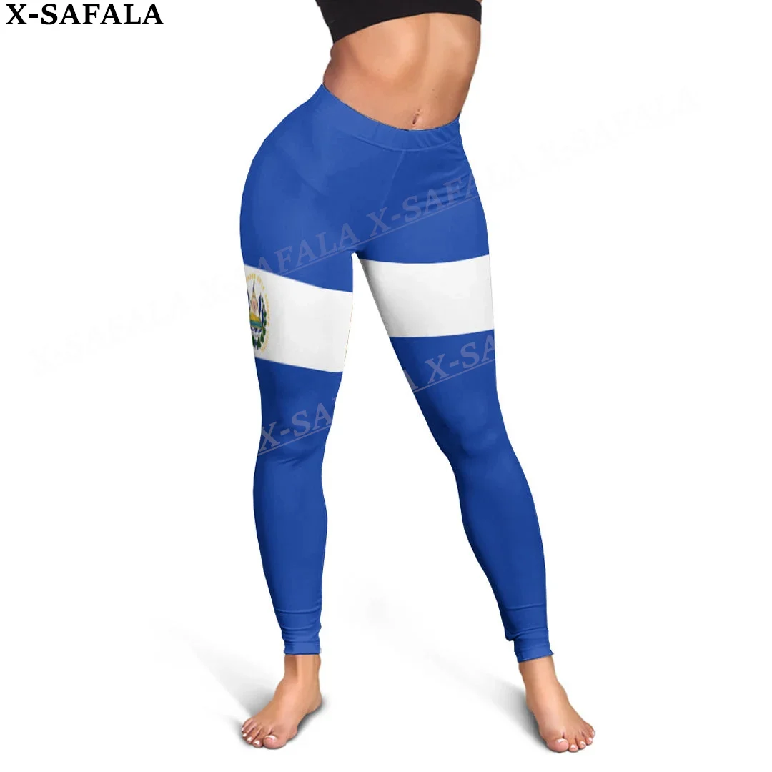 Costa Rica Herb Love Country Legginsy z nadrukiem 3D Kobiety Joga Dziewczyna Stretch GYM Slim High Waist Legging Summer Sports-2