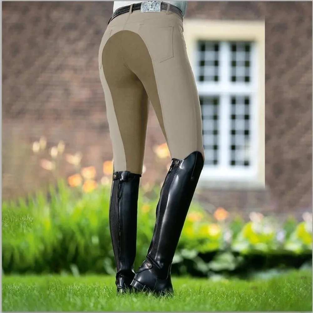 欧米風レディース新作おしゃれカジュアルタイトストレッチパンツスリムフィットレギンス乗馬パンツ