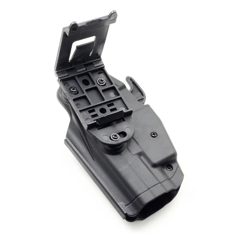 Funda Universal para pistola, tracción rápida, para pistolas de tamaño compacto con bloqueo de agarre G17 P226 Taurus 579, mano derecha, accesorio de tiro de caza