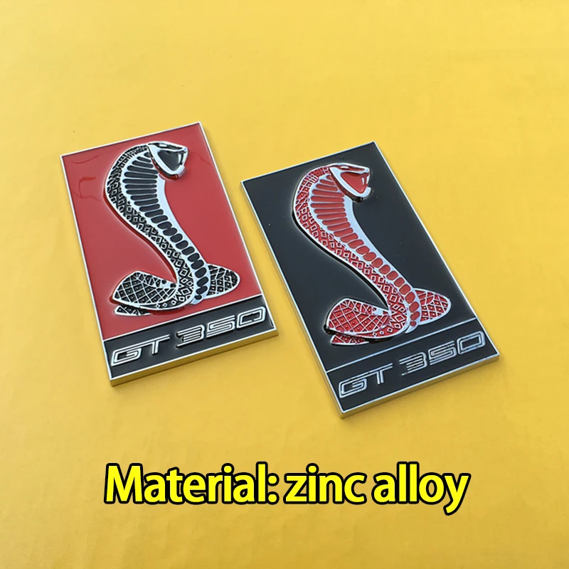 for Mustang medium net logo modified Shelby Cobra logo modified GT350 Viper sticker tail tag