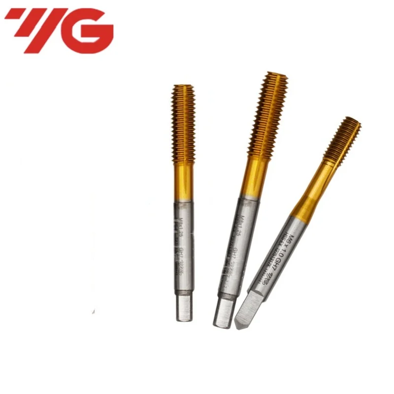 YG HSSE Metric Forming Tap With Titanium plating M2M2.5M3M4M5M6M8M10M12 X1 X0.45 X0.5 0.8 1.25 X1.75 Machine  Thread Roll Tap