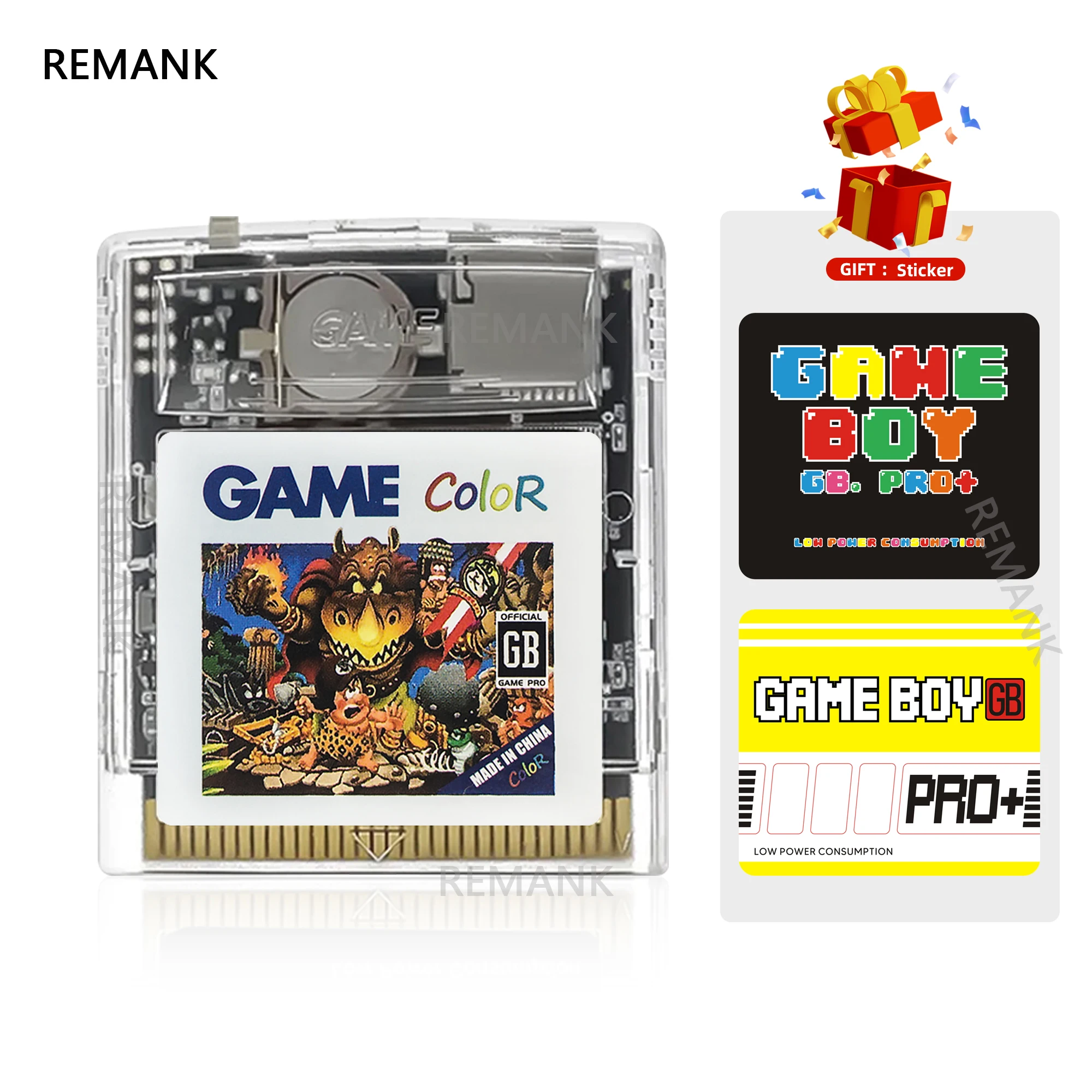 REMANK For GameBoy Color GB Cart 3000+Retro Game Gameboy Cart GB Pro For GBC GBP GBA SP Game Accessory OSV4 Flash