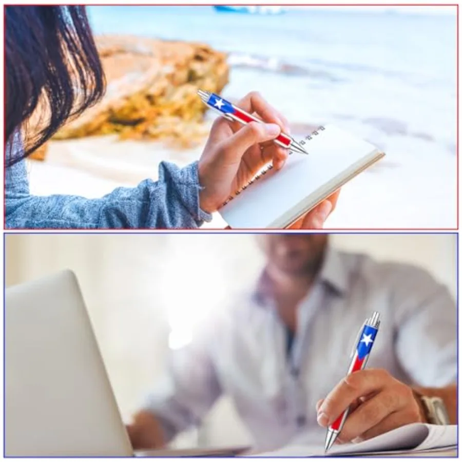 36 قطعة هدايا حفلة بورتوريكو السوفيني أعلام بورتوريكو أقلام حبر جاف لشهر التراث الأسباني الوطني الأمريكي اللاتيني #5