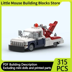 Speed Hypercar City Car  Model MOC Building Bricks F350 Tow Truck Modular Technology Gifts Holiday Assemble Children Toys Suit
