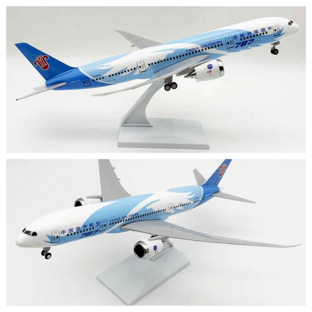 B787 China Southern Airways 30cm Aircraft Resin Plastic Model 1/250 Scale Plane Model Gifts For Collection Display With Stand