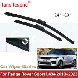 For Range Rover Sport L494 2018~2022 MK2 Front Wiper Blades Set Window Windshield Windscreen Brushes Cleaning Accessories