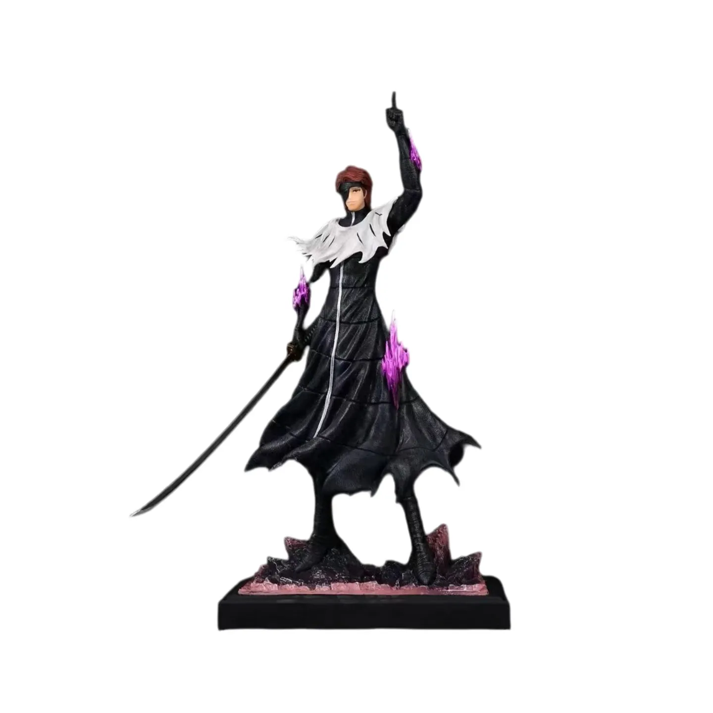 Figura de Aizen Sousuke de Anime, estatua coleccionable de Bleach, modelo para decorar escritorios, ideal como adorno, juguete o regalo para los fans del anime.