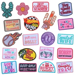 Emblem Clothing Accessories Badge Sticker Embroidered Embroidery Sticker Iron-on Patches