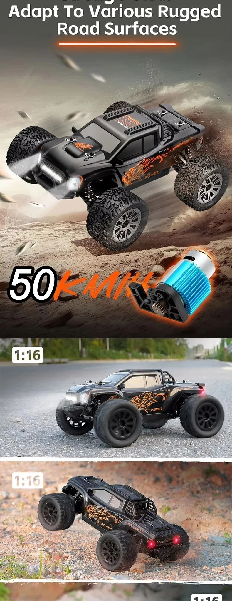 Caminhão RC 4x4 de Alta Veloci - Rc Drift Car 1 24 Scale 4Wd avaliação e preço