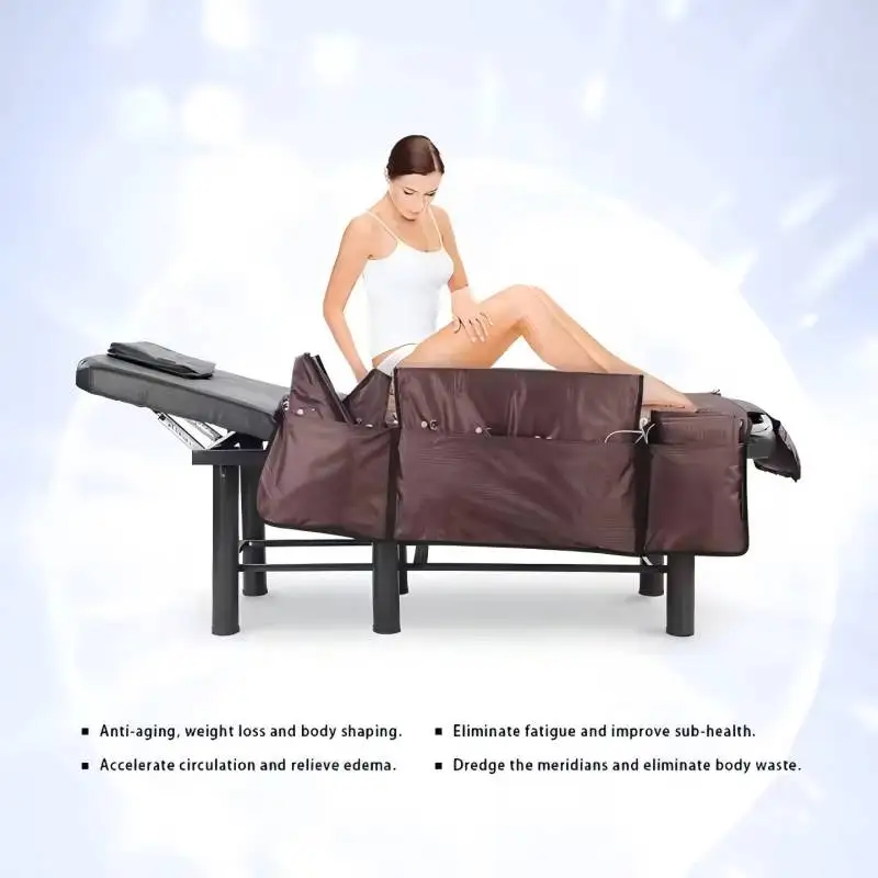 

Прессотерапия 3 в 1, инфракрасный лимфодренажный массажный аппарат для презотерапии с массажным одеялом для сауны