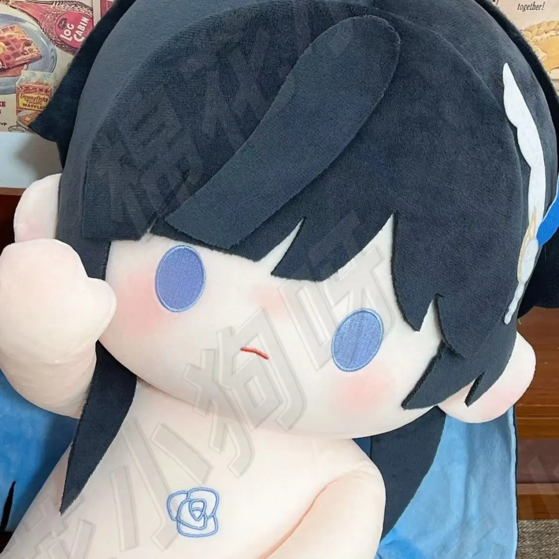 40CM 게임 그레이 레이븐: 처벌 셀레나 귀여운 코스프레 봉제 인형 바디 만화 드레스 의류 플러시 장난감 크리스마스 선물