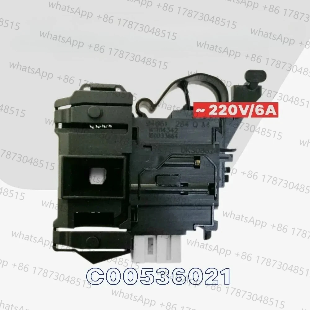 Para Indesit, piezas de cerradura de puerta de lavadora Ariston Whirlpool 488000536021 510057, 48800051005, C00536021
