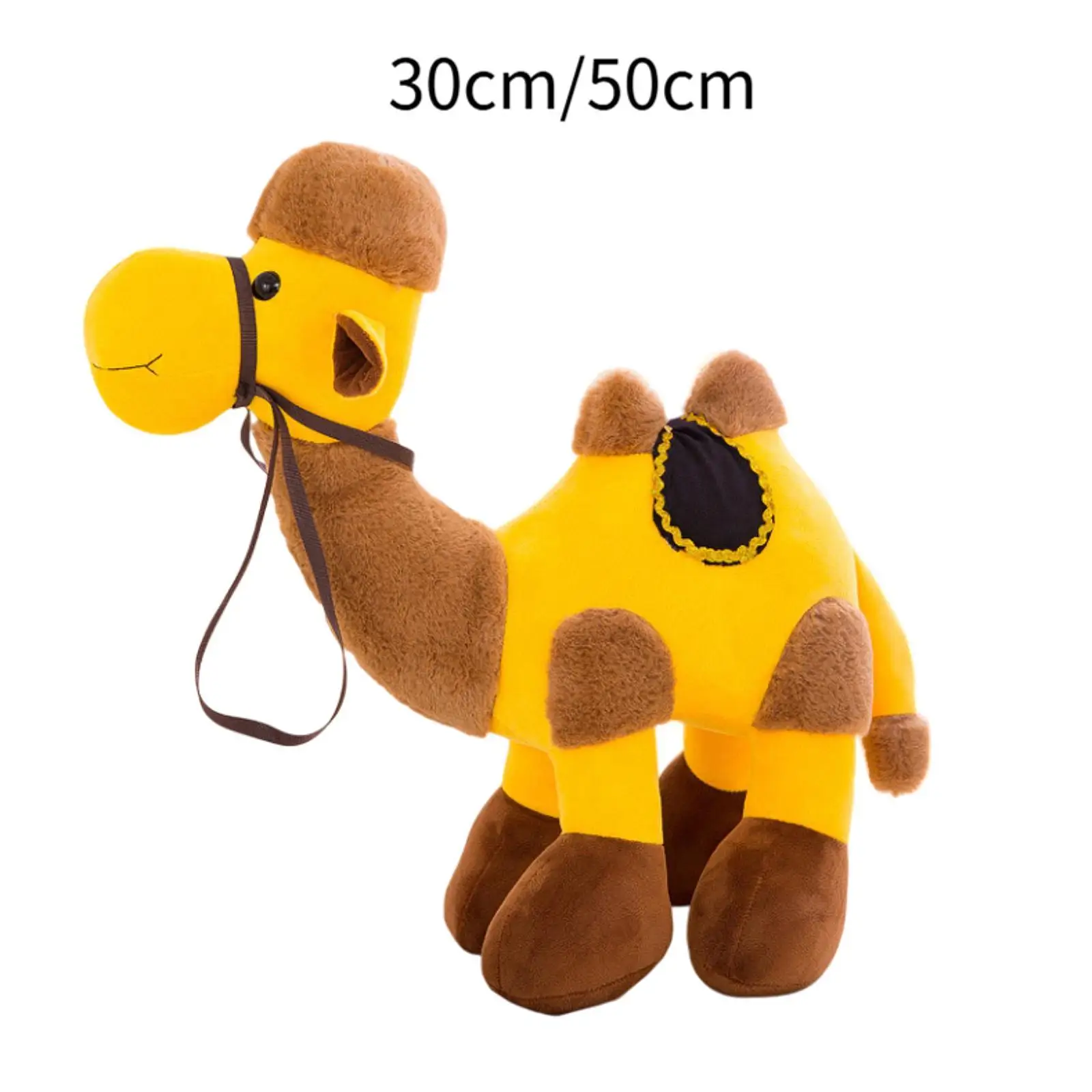 Camel Plush Toy Stuffed Figure Toy Sofa Ornaments Decorative Lovely Cute Animal Doll Hugging Plush Toy for Kids Adults