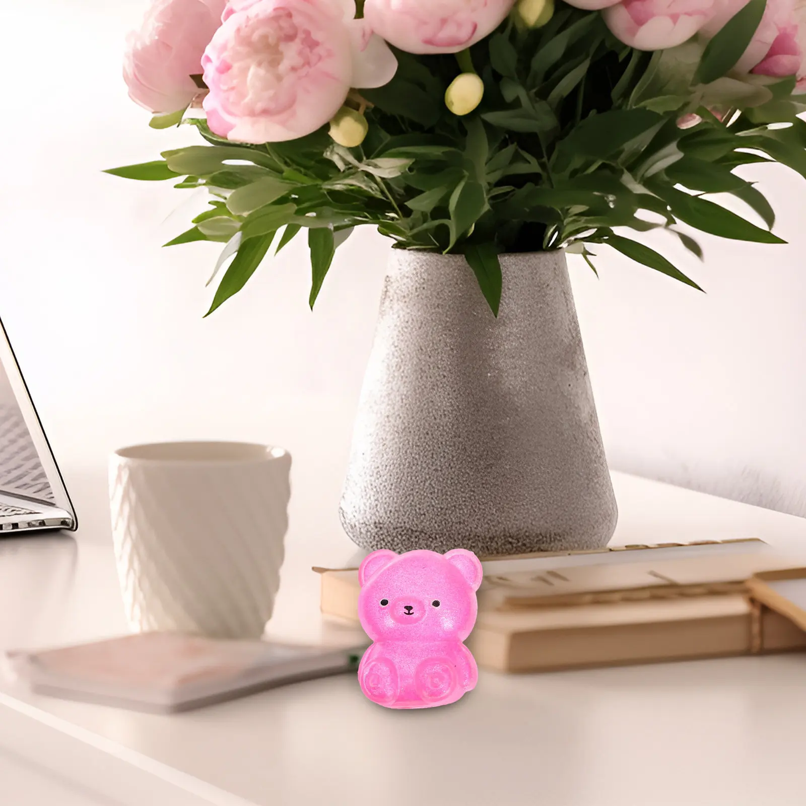 

4Pcs Cute Bear Shape Squeeze Tpr Stress Relief Sensory Fidget for Anxiety Kids Adults Fun Elastic Stretchy Plaything Party Favor