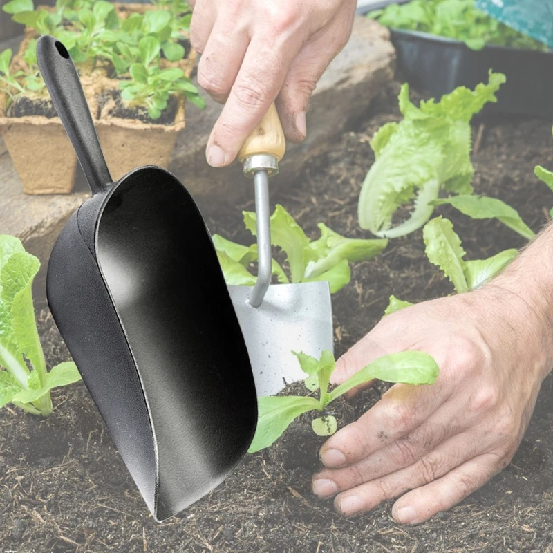 Portable Plastic Charcoal Shovel for Barbecue Kitchen Shovel Shovel Flour