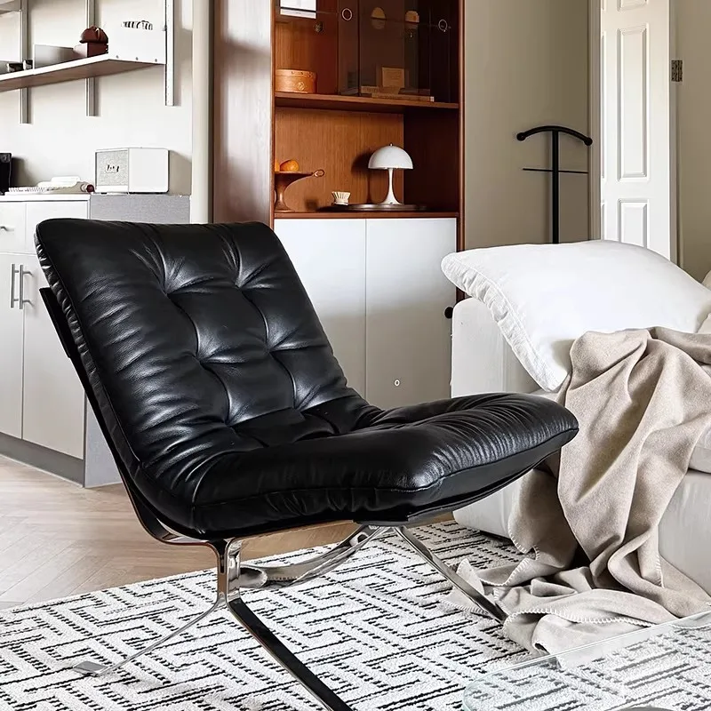 Ohm Freizeitstuhl Einzelsofa Minimalistischer Luxus im Bauhaus-Stil Barcelona Einzelsessel