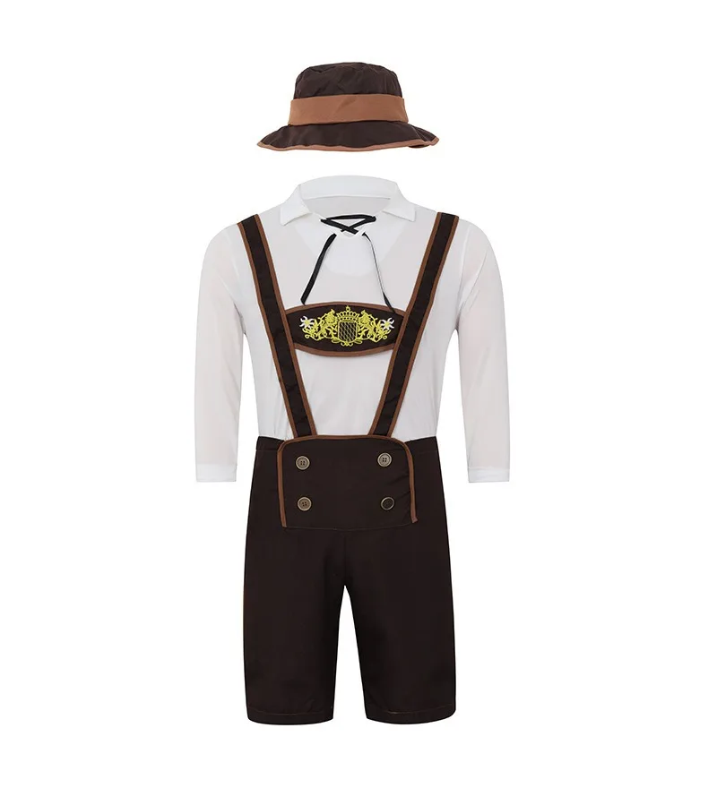 

Male Oktoberfest Costume Traditional Couple German Bavarian Beer Outfit Cosplay Halloween Carnival Festival Party Clothes