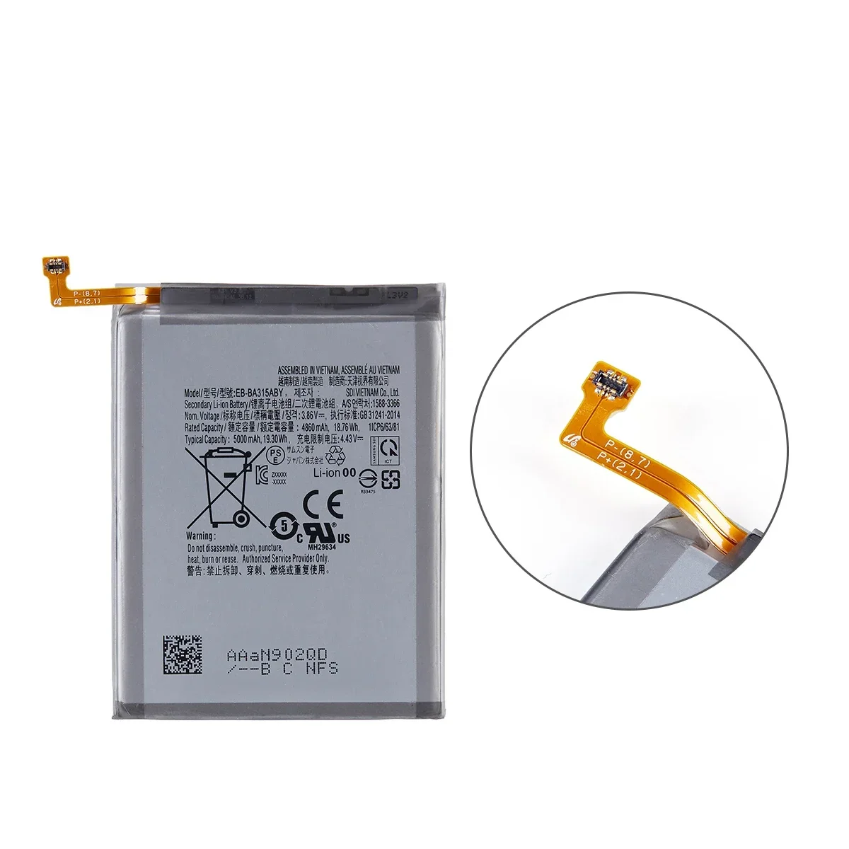 Batería de EB-BA315ABY para Samsung Galaxy A31, 5000mAh, edición 2020, SM-A315F/DS SM-A315G/DS, herramientas, nueva