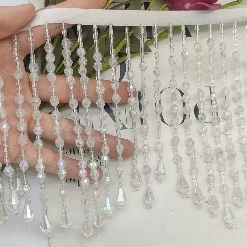 حواف ملابس 1 ياردة وإكسسوارات - مراجعة Beaded Trim Fringe وسعره