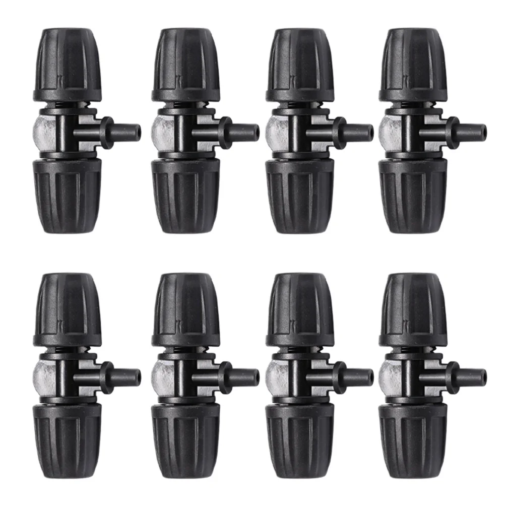 

25pcs 8/11 Size Drip Irrigation Connectors Flat Three Way Hose Fittings For Garden Watering System Micro Tubing Capillary Joint