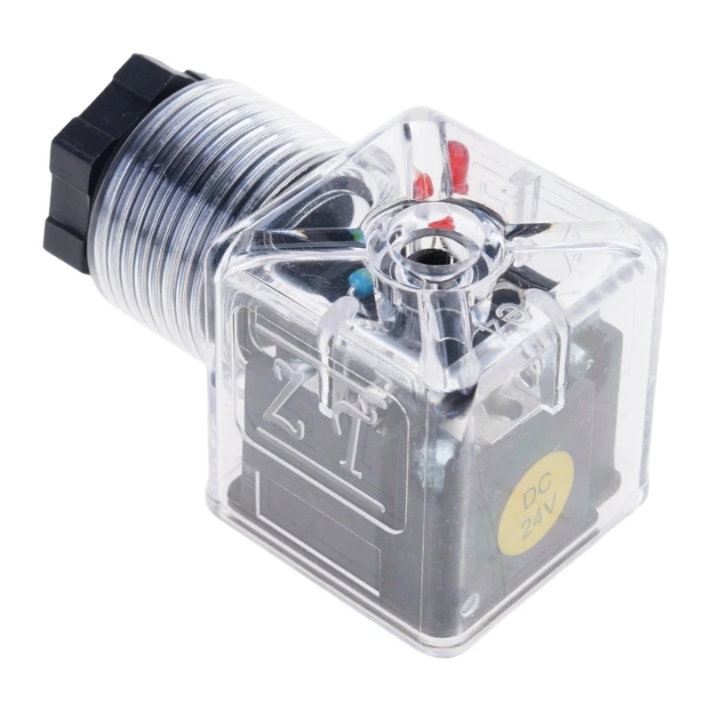 Universal Hydraulic Solenoid Valved Plug Transparent Housing Easy Installation