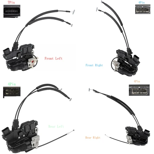Imagen 1 del producto Actuador de pestillo de bloqueo de puerta delantera trasera izquierda derecha de coche para Kia Sorento 2011-2015 81320-2P010 81410-2P000 81420-2P000 81310-2P000