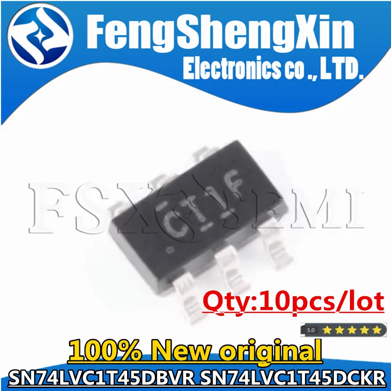 10pcs SN74LVC1T45DBVR SOT23-6 CT1F CT1R CT1 SN74LVC1T45 SOT 74LVC1T45 SN74LVC1T45DCKR TA5 TAR TAF LED Driver IC