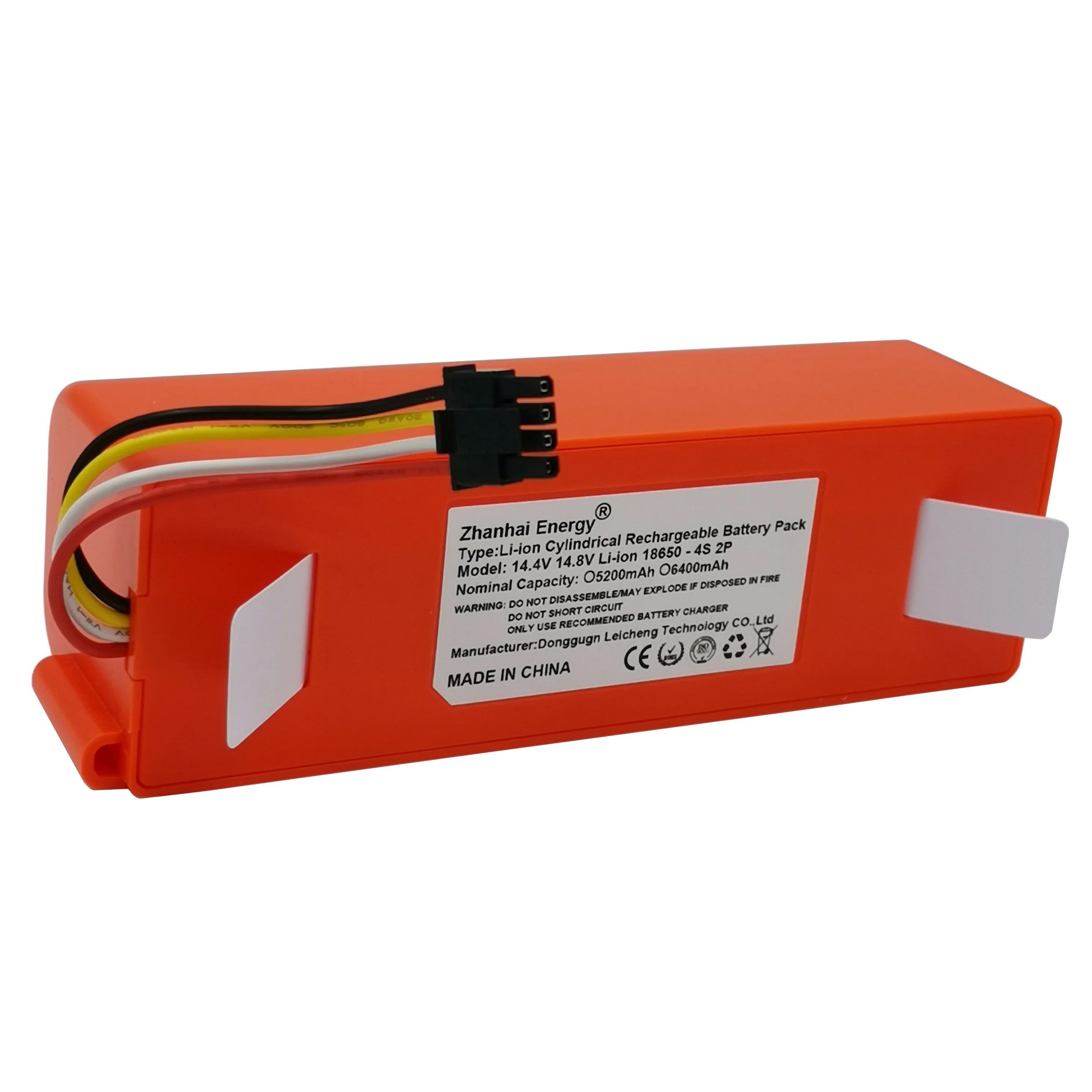 

14.4V 14.8V 6400mAh 5200mAh Li-Ion Rechargeable Battery Pack For Xiaomi Robot Vacuum 1T Cleaner 1st Generation 1SSmall Watt C10