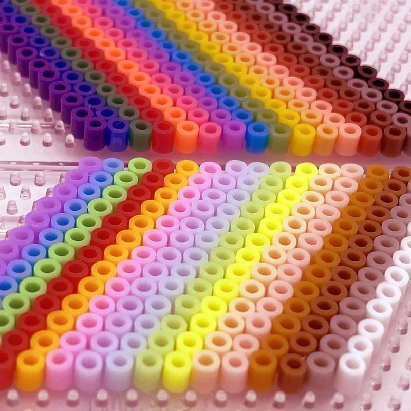 5MM Beads 500PCs Pixel Art Puzzle Iron Beads for Kids Hama Beads Diy Handmade Gift Toy Fuse Beads