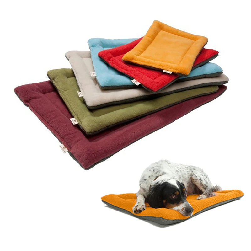 Soft Dog Beds Mats Cat Cushion Pet Mats Puppy Sleep Bed Kennel Warm Thick Blanket Matress For Small Medium Large Dogs Bed