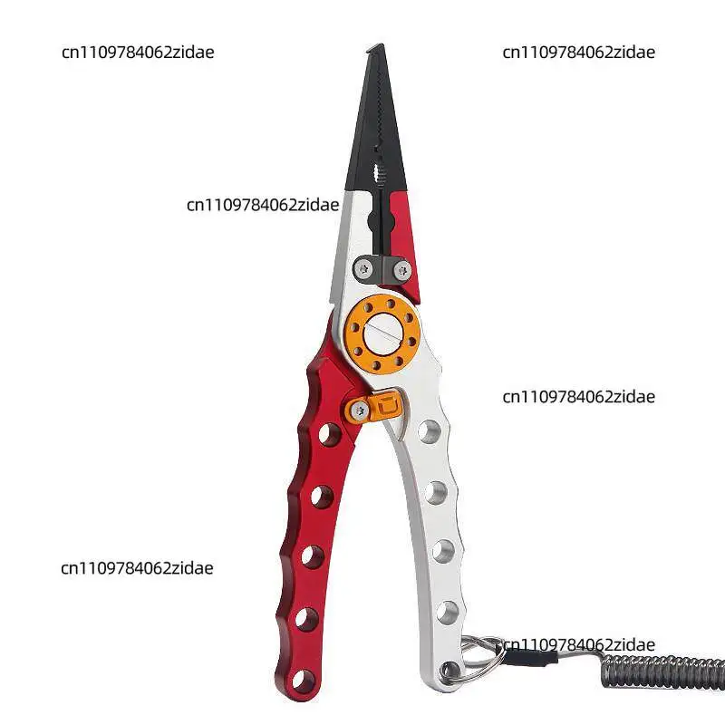 For Multifunctional Long Aluminum Alloy Fishing Pliers, Portable Fish Gripper Outdoor Lure Fishing Tackle Accessories