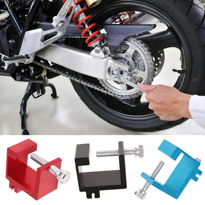 

Motorcycle Chain Alignment Tool Quick Accurate Alignment Tool Repair Adjusting Chain Alignment Gadget Compatible For Motorcycles