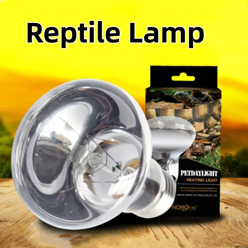 40W/60W lampada per rettili a spettro completo UVA + UVB Turtle bassing lampadine a luce UV lampada riscaldante anfibi lucertole regolatore di