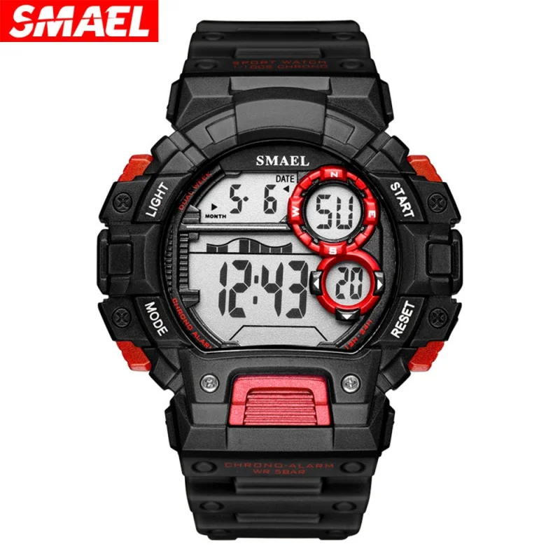 Smael Vitality Fashion Outdoor Waterproof Luminous Alarm Children's Electronic Watch