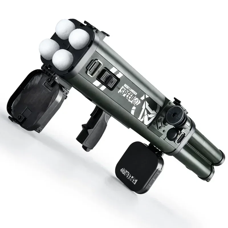 M202 Quadruple Rocket Launcher Toy Gun Shooting Model Soft Bullet Blaster Weapon For Children Boys Outdoor Games