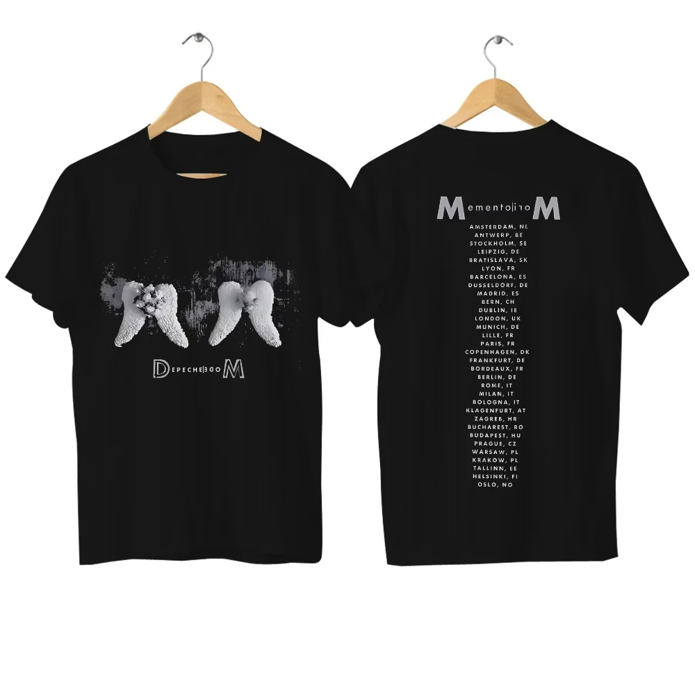 

2025 Men Women T Shirt Casual Depeche Negative Skull Mode Cotton T-shirt Graphic Sport Tops Clothing Streetwear Tops
