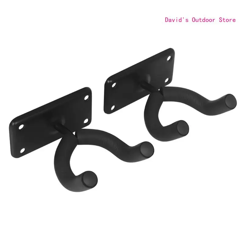 

2Pcs Guitar Wall Hangers Holder Display Stand U-Shaped Guitar Hook Metal Violin Holder Wall Ukulele Guitar Storage Rack X3UA